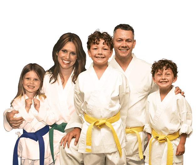 Martial Arts Lessons for Families in Eaton CO - Group Family for Martial Arts Footer Banner